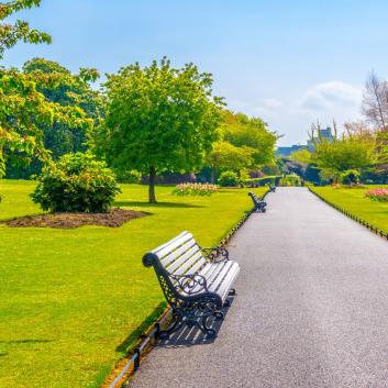 How is Dublin utilising parks to make the city greener and more resilient?